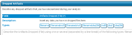 MISP will generate attributes based on the field's settings and the data that you provide.